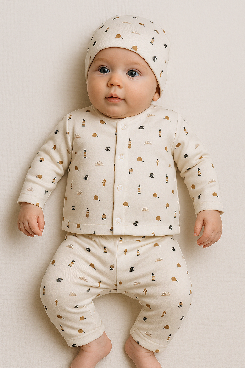 3'lü Pijama Takımı (4'lü Seri)