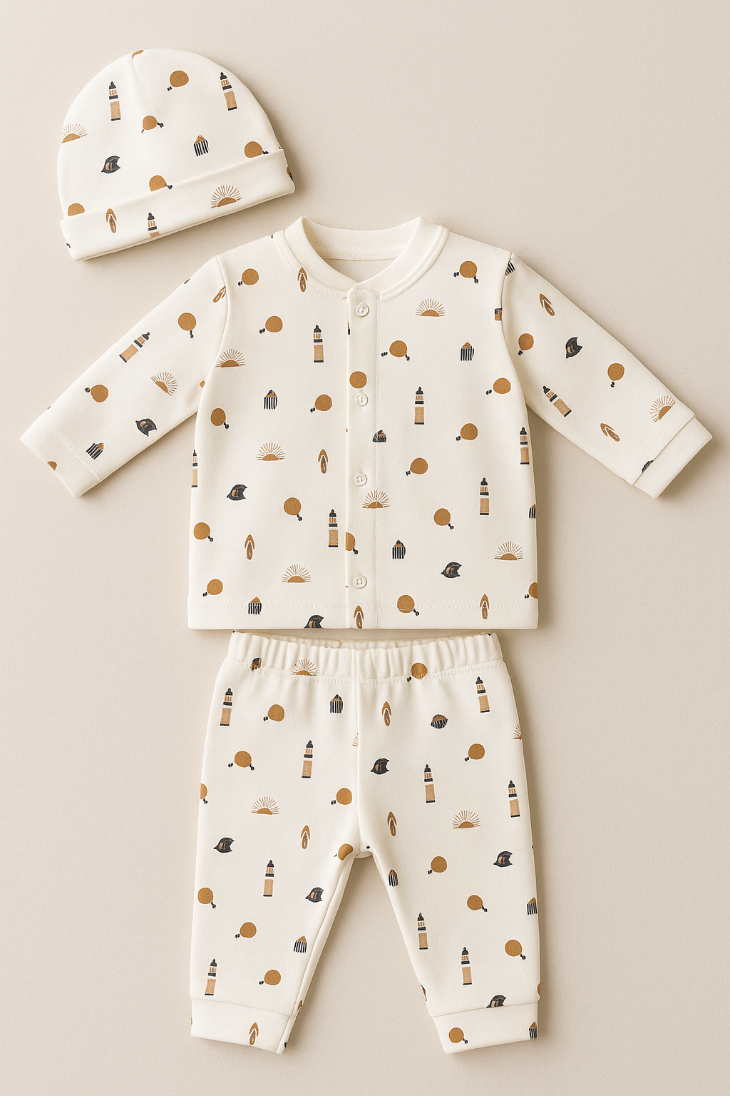 3'lü Pijama Takımı (4'lü Seri)