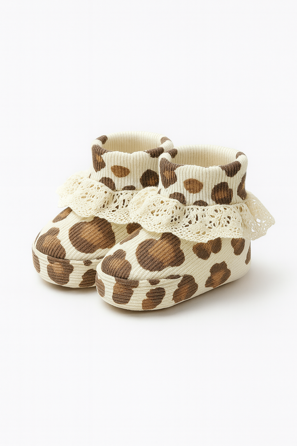 Leopar Dantelli Patik (4'lü Seri)