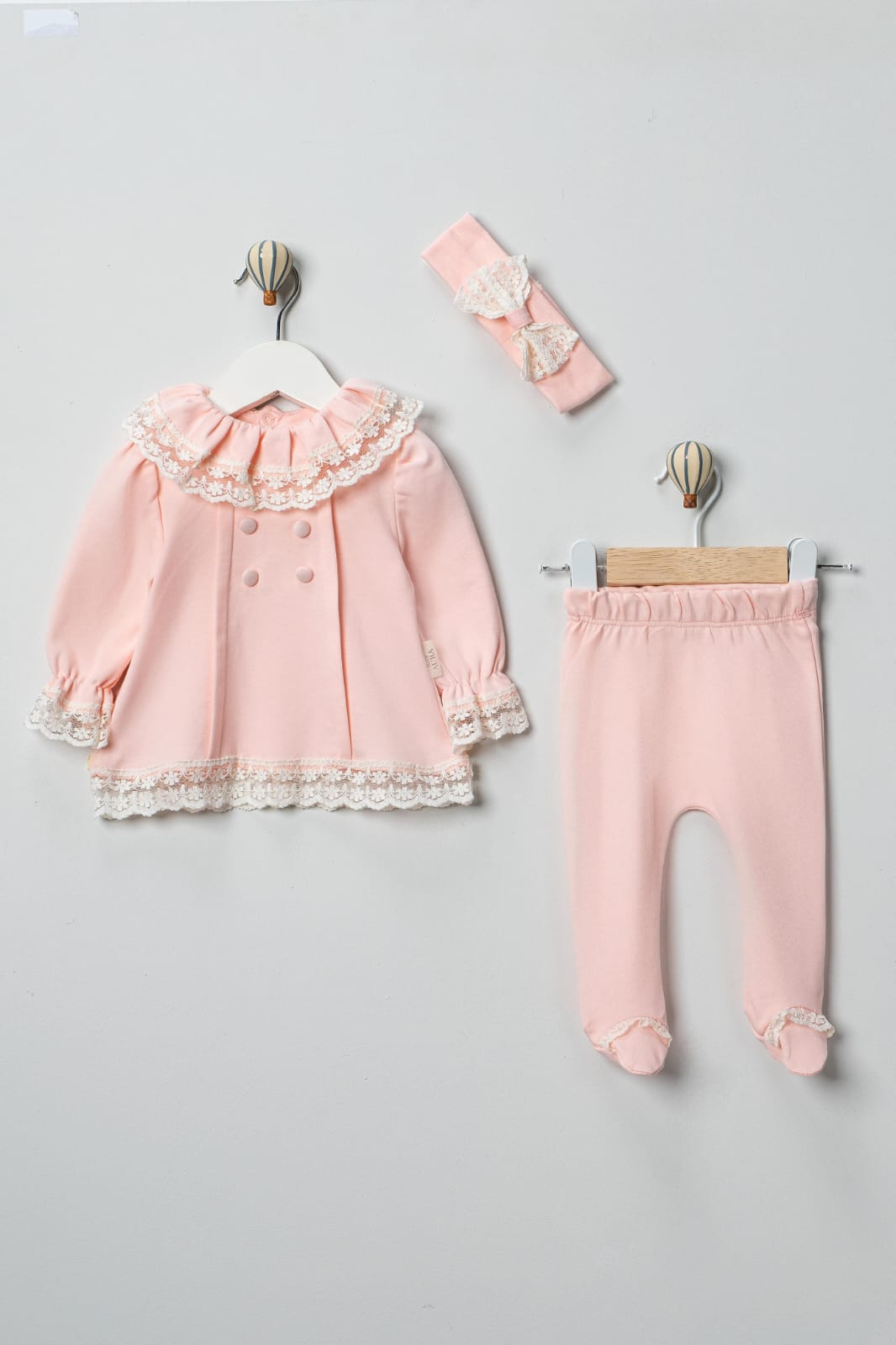 3'lü Hastane Çıkışı Seti (2'li Seri) / Kod:2516