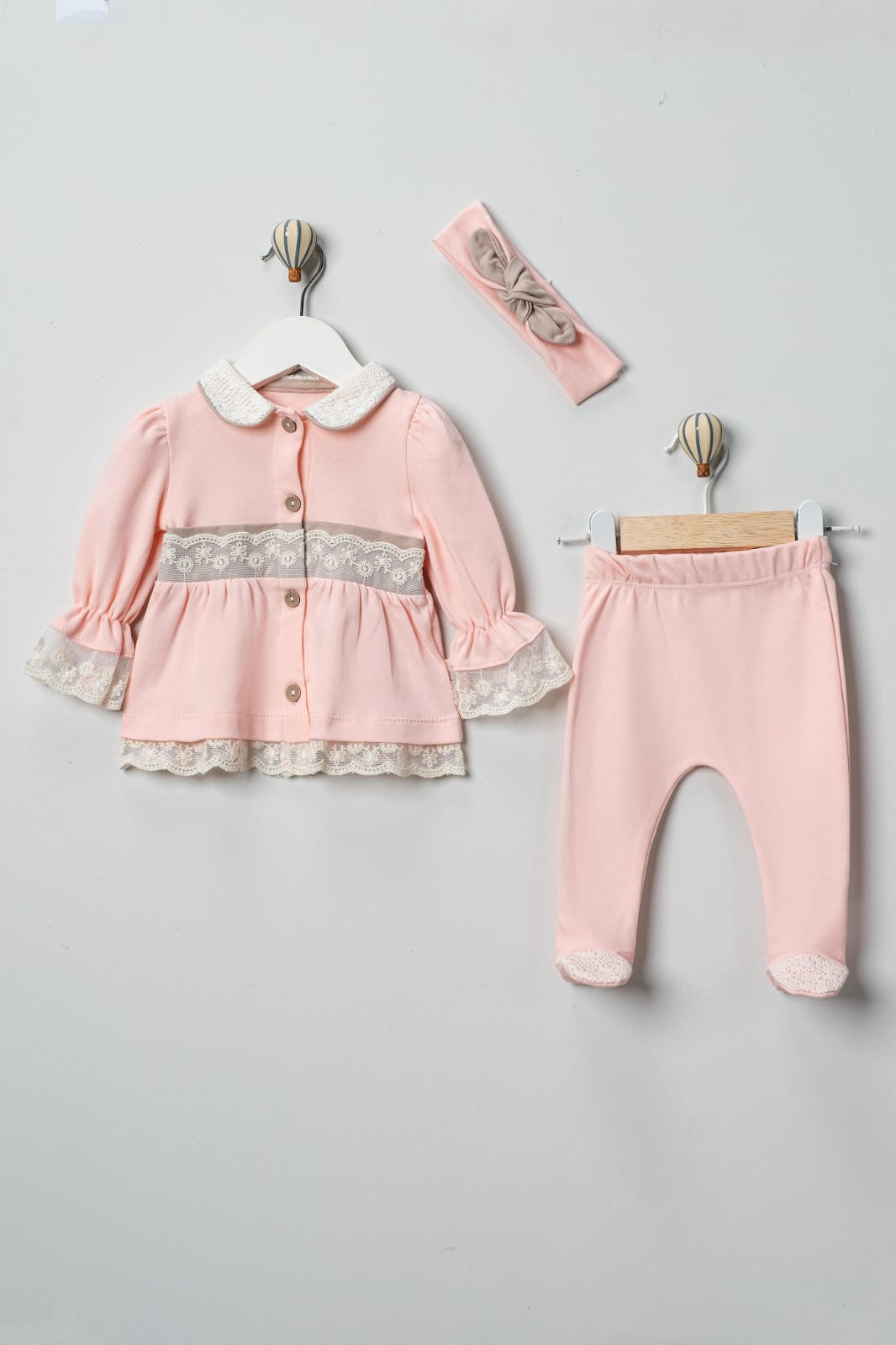 3'lü Hastane Çıkışı Seti (2'li Seri) / Kod:2520