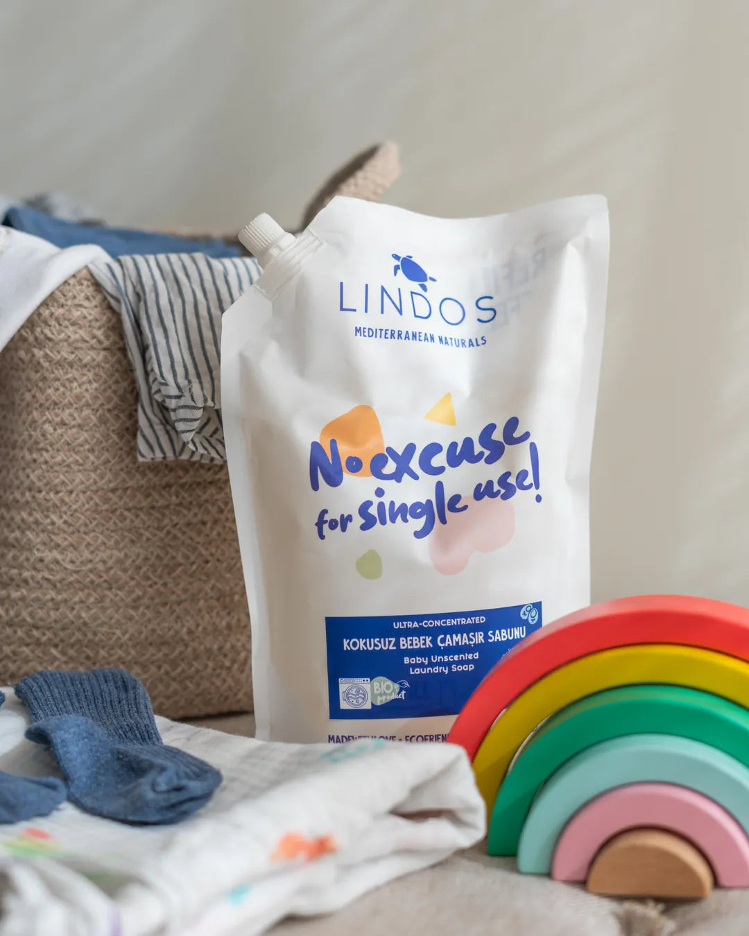 Doğal Bebek Çamaşır Deterjanı Bitkisel Sabun (6'lı Paket)